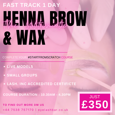 Wax + Henna Brows